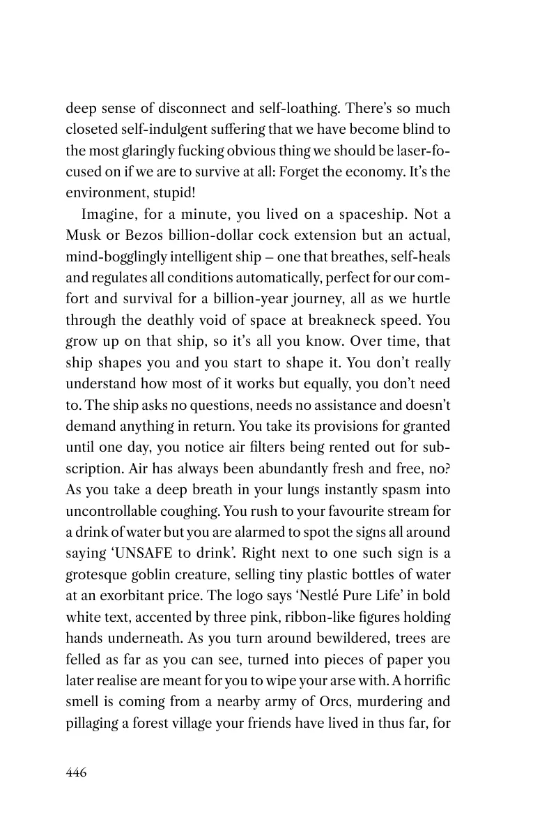 Printed page 446 of It's The Environment, Stupid!