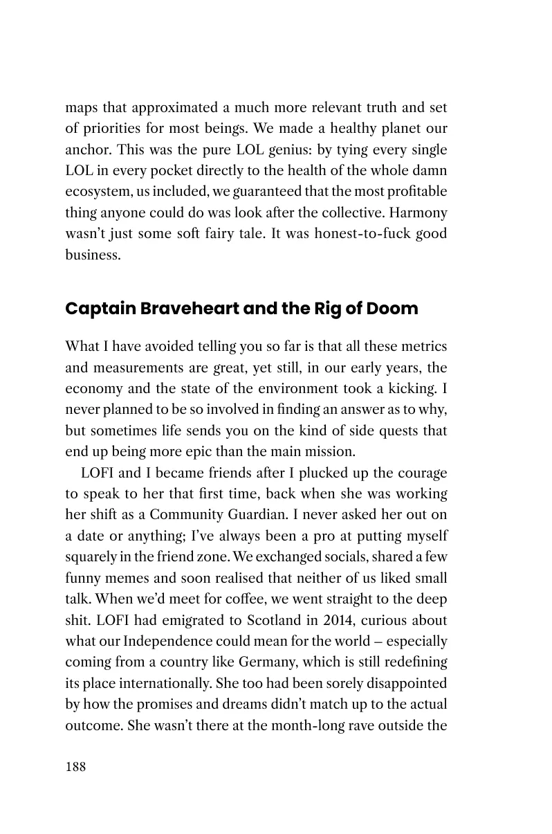 Printed page 188 of Captain Braveheart and the Rig of Doom