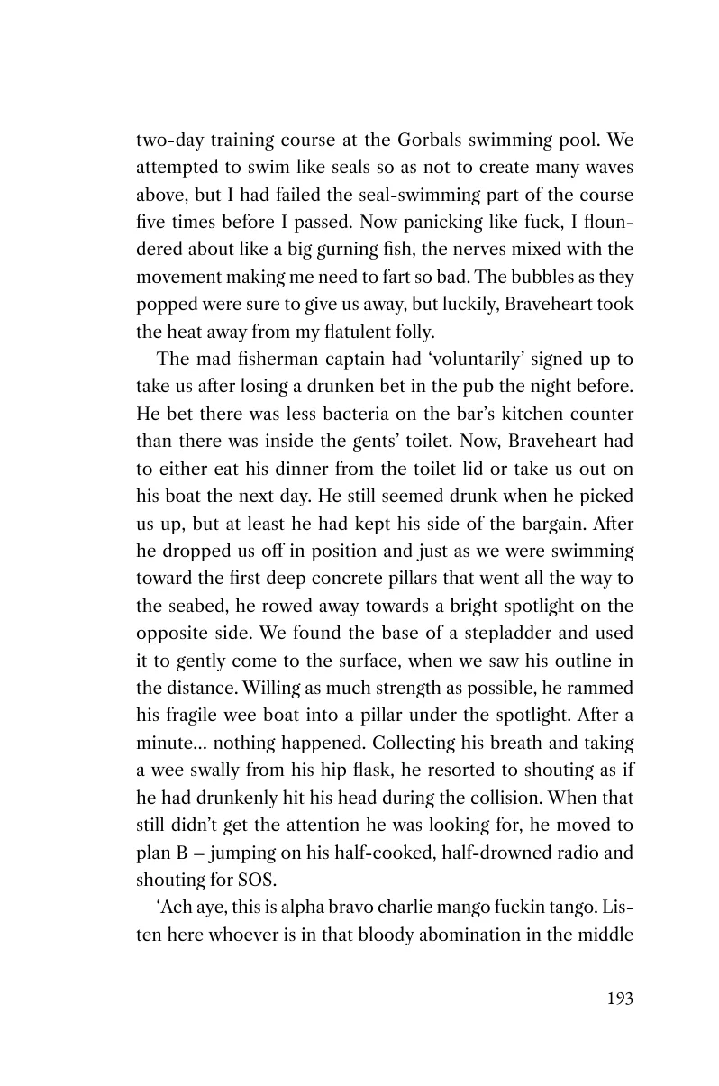 Printed page 193 of Captain Braveheart and the Rig of Doom