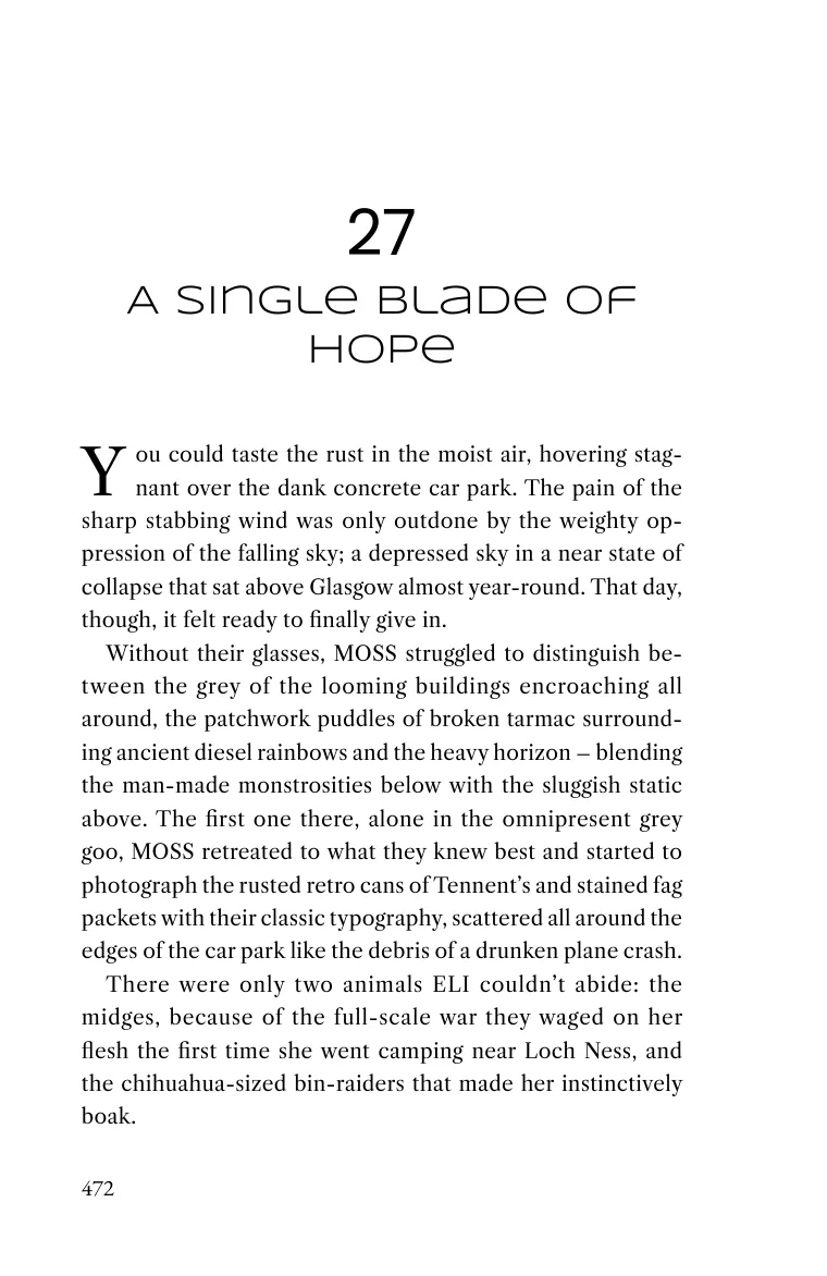 Printed page 472 of A Single Blade of Hope
